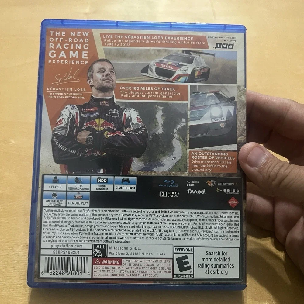 Sébastien Loeb Rally EVO: Day One Edition - Sony PlayStation 4 - Very Good